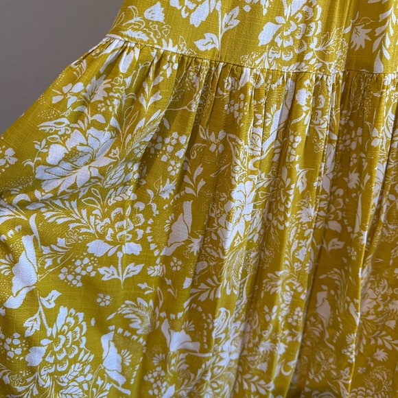 Lulu's Sz S Yellow Floral Tank Dress - Picture 7 of 7